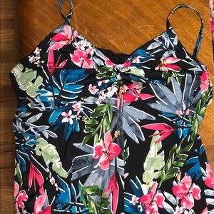 Size 16 Swimsuits for all tropical print Tankini top
